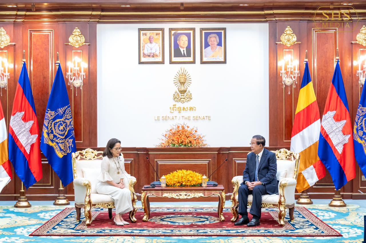ក្នុងជំនួបជាមួយទូតហ្វីលីពីនចប់អាណត្តិ សម្តេចតេជោ ហ៊ុន សែន បញ្ជាក់ជាថ្មីនូវគោលជំហររបស់កម្ពុជាក្នុងការដោះស្រាយបញ្ហាព្រំដែនជាមួយថៃ ដោយសន្តិវិធី ឈរលើច្បាប់អន្តរជាតិ